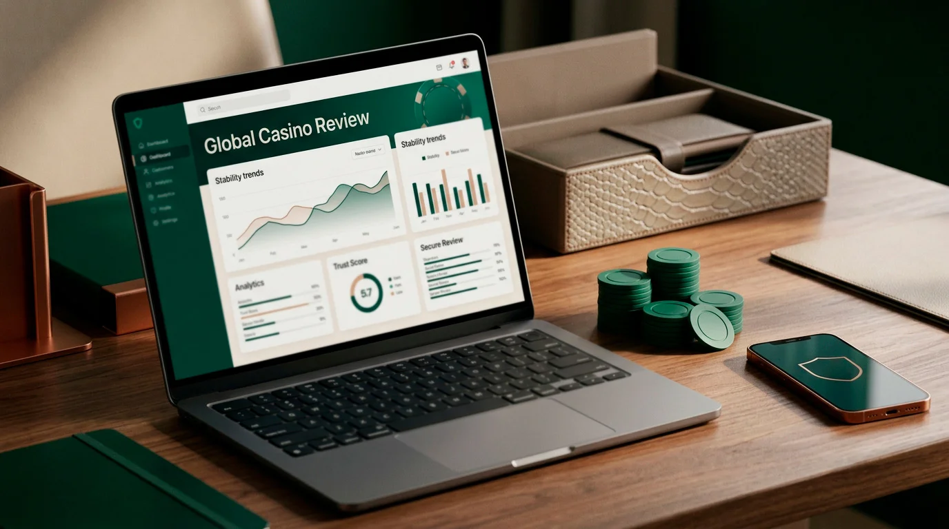 DragonBet UK review dashboard with trust-score and category panels